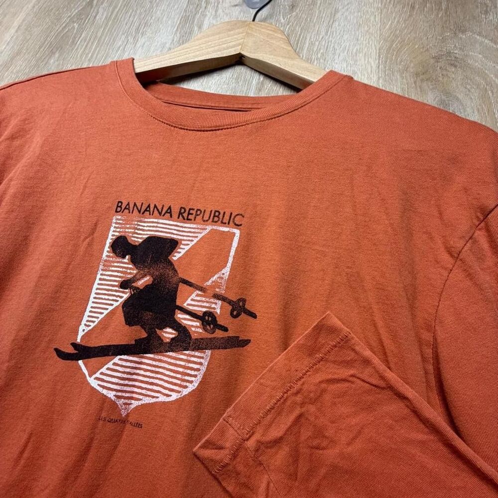Banana-republic Men's Orange T-shirt